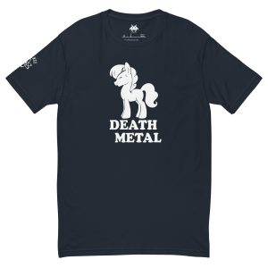 Death Metal Pony - Fitted Short Sleeve T-shirt