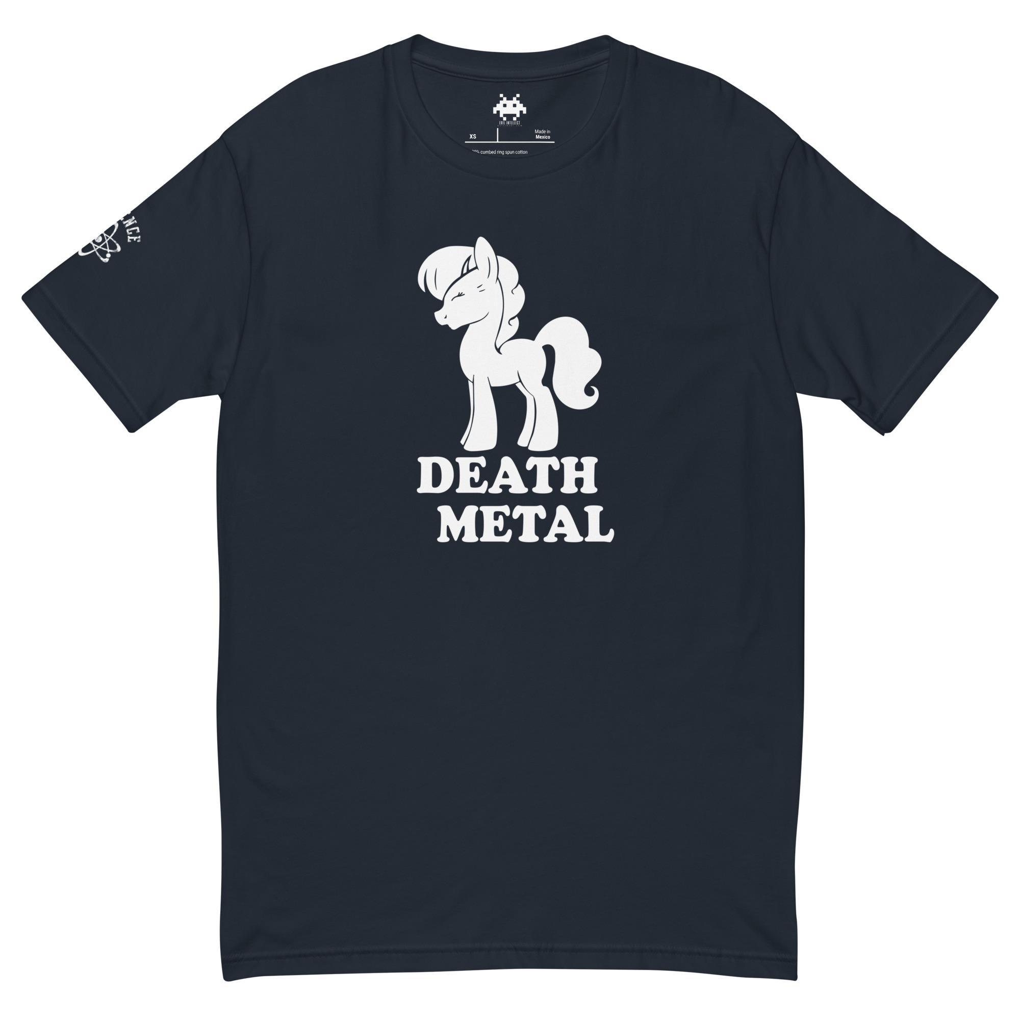 Death Metal Pony – Fitted Short Sleeve T-shirt